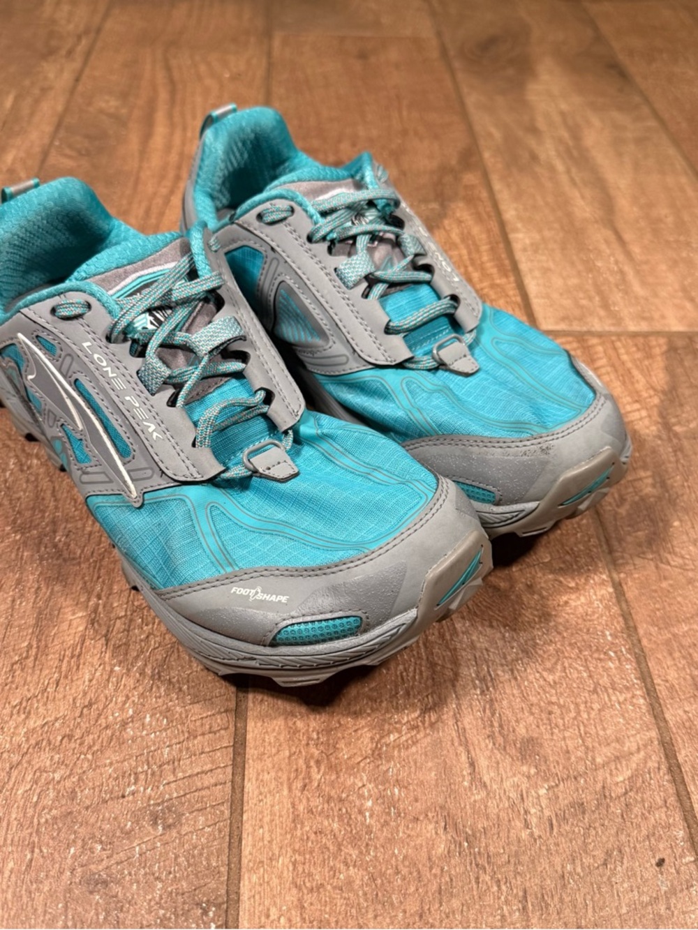 Altra Women's Blue Mesh Gaiter Trap Lace Up Low Top Sneaker Shoes Size US 9.5
